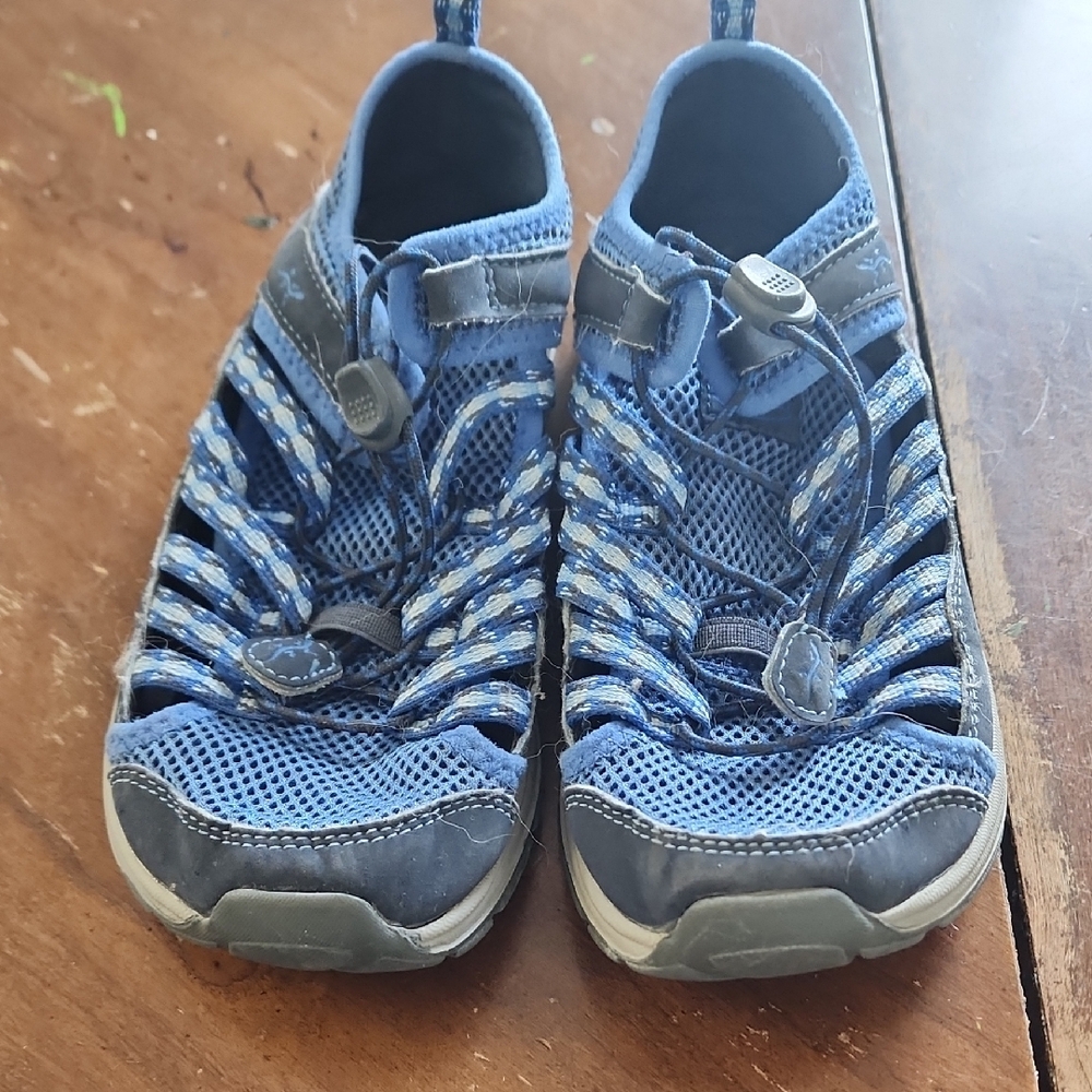 Kids Blue and Gray Water Chaco's